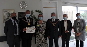 Michael Sobell Hospice Cheque Presentation